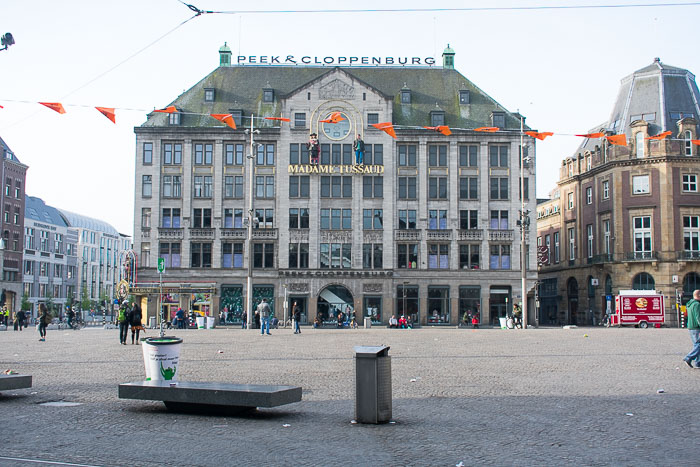 Madame Tussaud's in Dam Square, central Amsterdam, The Netherlands