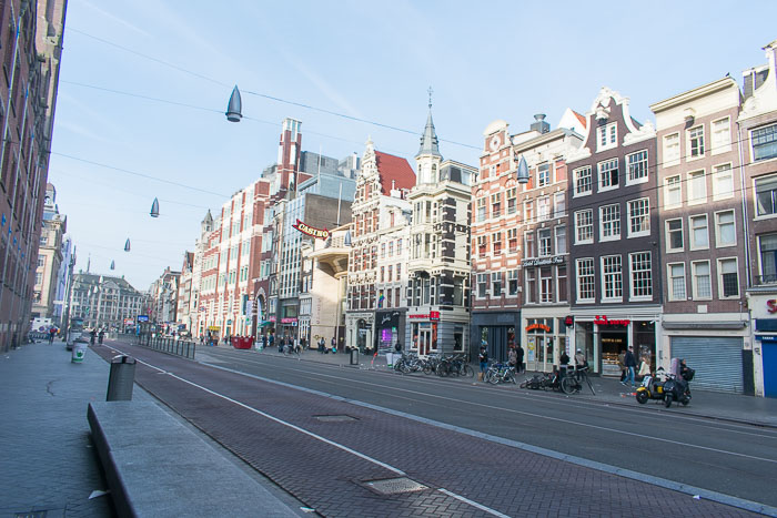 street in central Amsterdam, The Netherlands