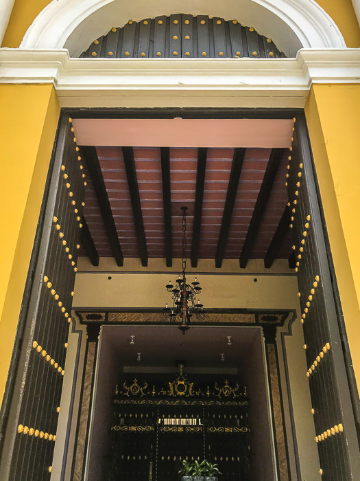 hotel archway in Old San Juan, Puerto Rico