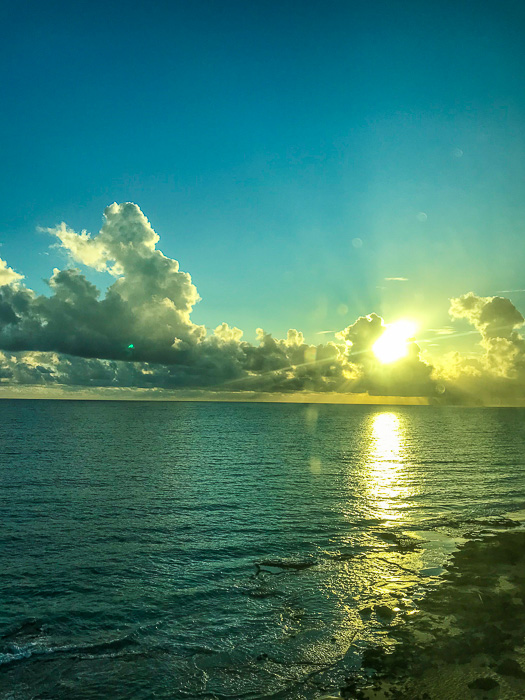 sunrise on Condado Beach in San Juan Puerto Rico