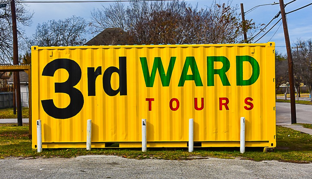 3rd ward tours sign on Elgin Rd.