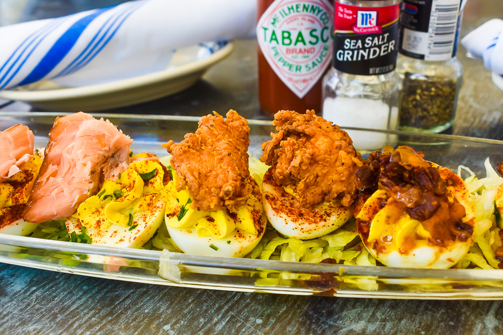 brunch deviled eggs at Liberty Kitchen Houston.