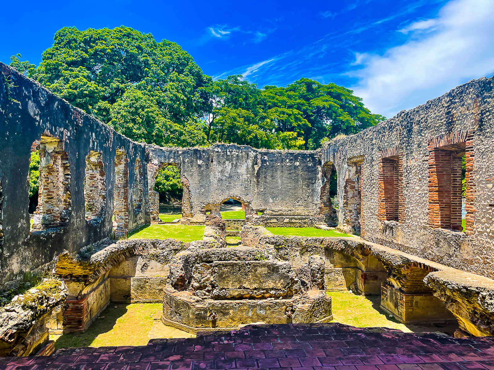 ruins of a colonial-era sugar mill near Santo Domingo, RD.