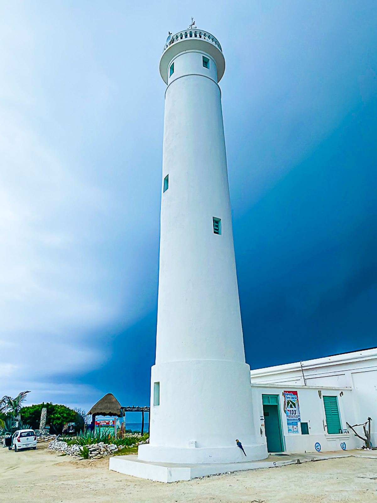 Celarain Lighthouse on the southern tip of Cozumel Island.